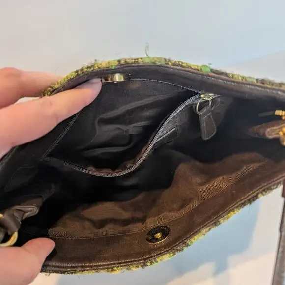 Vintage Coach Girlie Plaid Boucle Hobo -  E1K-8309 - Picture 11 of 15